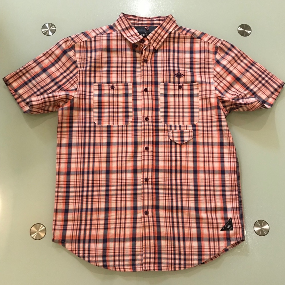 10 Deep Striped Button Up